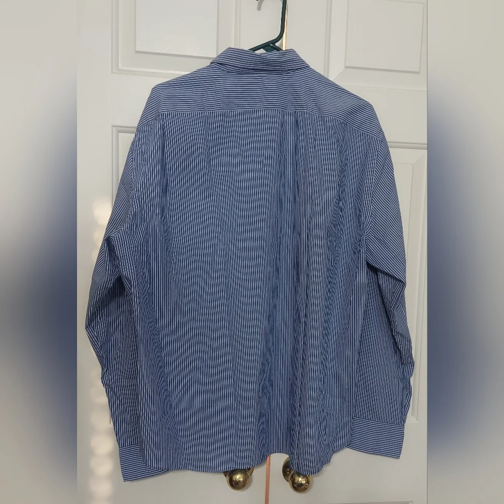 ​J. Crew Men's XXL Slim Untucked Performance Striped Shirt NWOT (26